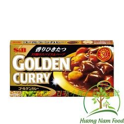 HÀNG NHẬT VIÊN CÀ RI CÔ ĐẶC GOLDEN CURRY 198g