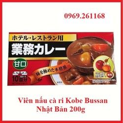 Viên nấu cà ri Kobe Bussan Nhật Bản