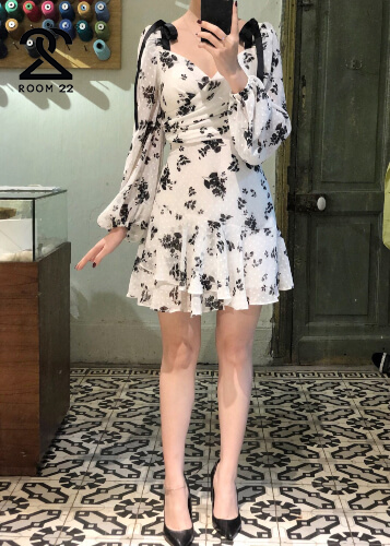 Váy tơ KATE DRESS ôm eo