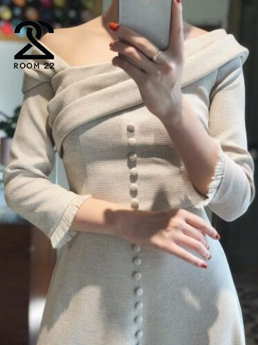 Váy tweed NANCY DRESS ôm eo xòe chữ A