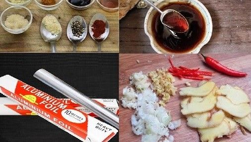 Trộn các hỗn hợp gia vị với nhau 