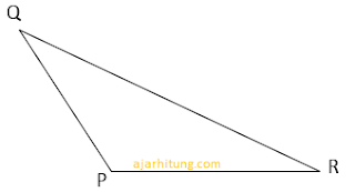 Pada sebuah segitiga pqr diketahui sisi-sisinya p, q, dan r. dari pernyataan berikut yang benar adalah