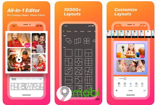 collage maker ung dung cat ghep anh tren iphone 