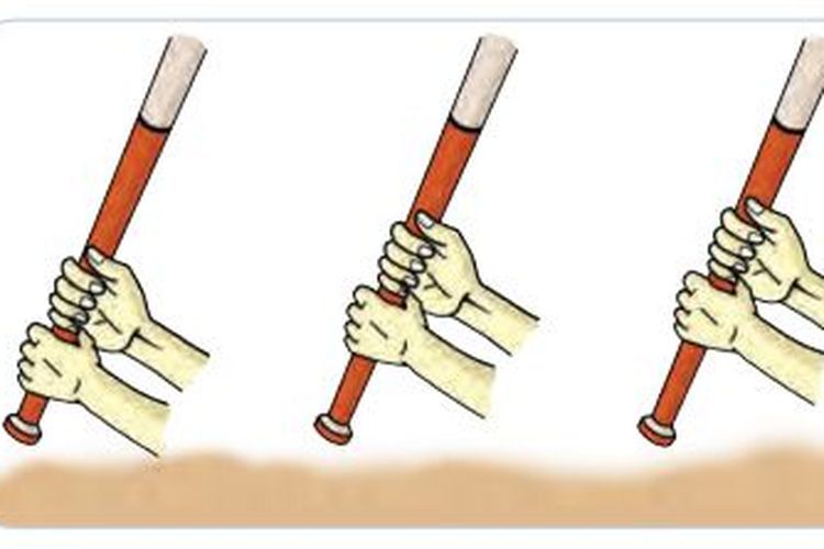Panjang tongkat pemukul bola kasti