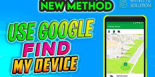 Add laptop to Google Find my device