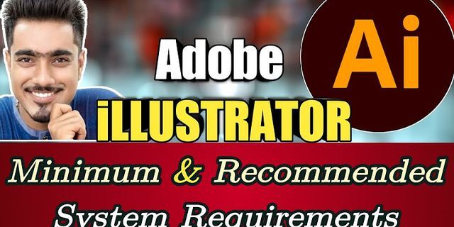 Adobe Illustrator laptop requirements