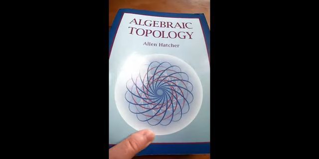 Algebraic topology recommendation