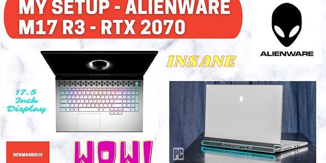 Alienware 2070 laptop