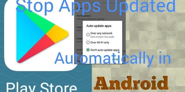 Android stop app auto-update