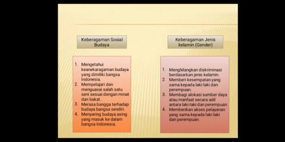 Apa arti penting keberagaman yang ada di Indonesia