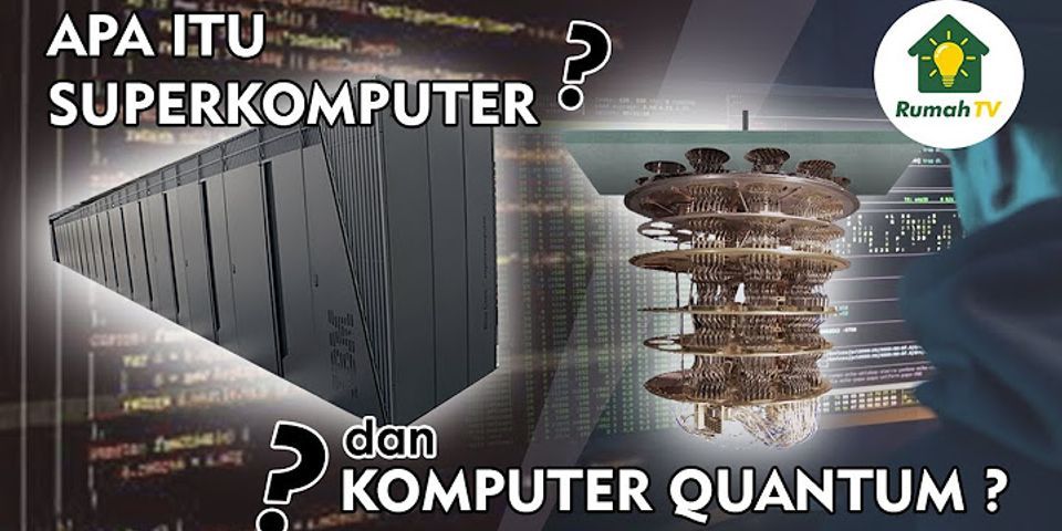 Apa fungsi dari superkomputer tersebut