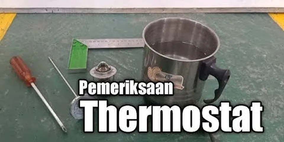 Apa fungsi dari thermostat pada sistem pendingin air