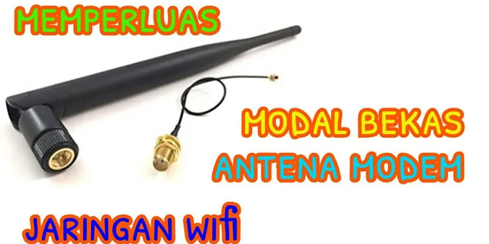 Apa fungsi dua bupah antena pada wifi