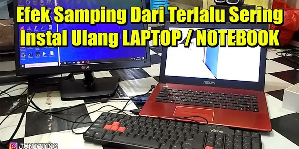 Apa fungsi install ulang laptop