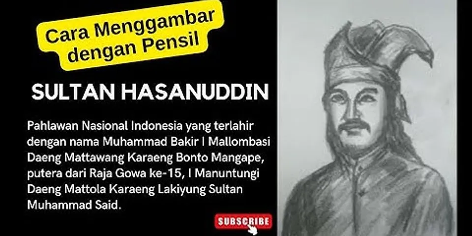 Apa gelar yang diberikan pemerintah kepada Sultan Hasanuddin
