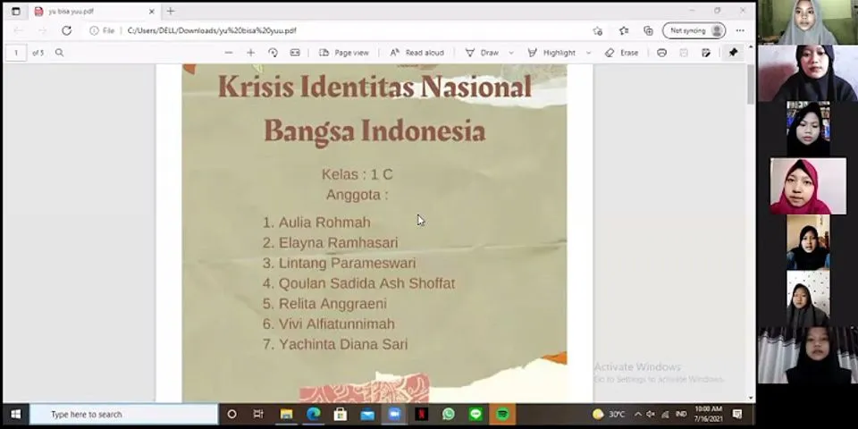Apa itu degradasi pemahaman rakyat tentang identitas nasional indonesia
