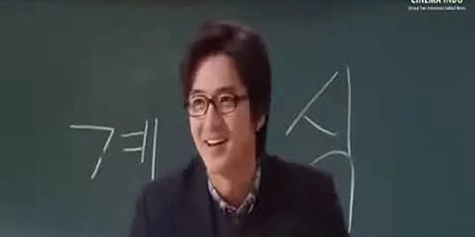 Apa judul film komedi korea tentang guru dengan murid berandl