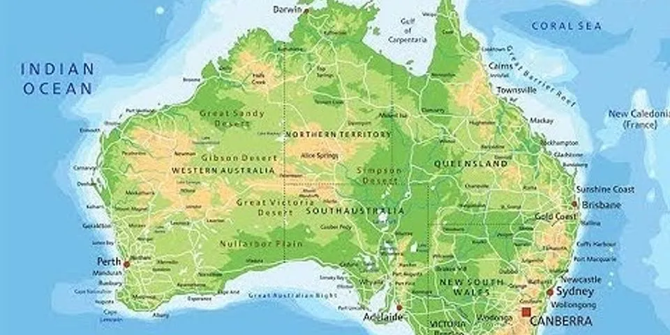 Apa karakteristik yang menonjol dari bentang alam benua Australia?