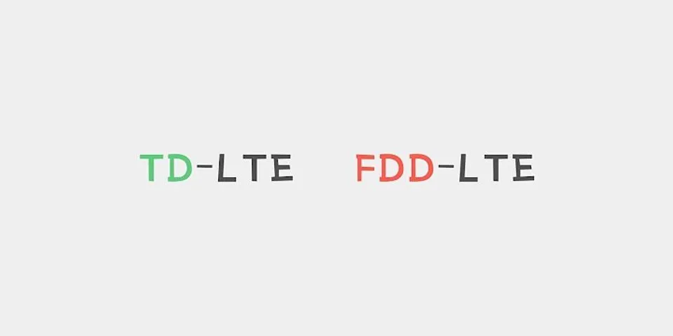 Fdd lte