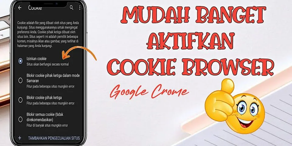 Apa maksud cookie pada browser