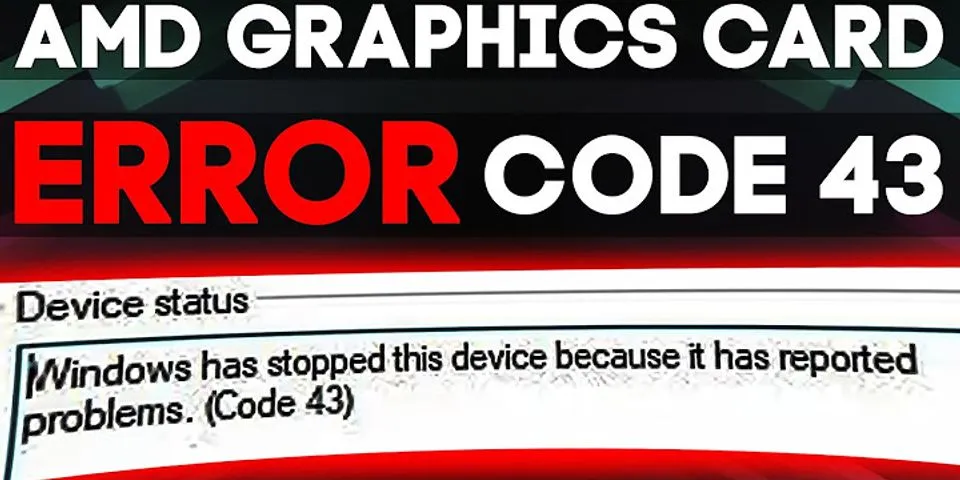 Apa maksud dari code 43