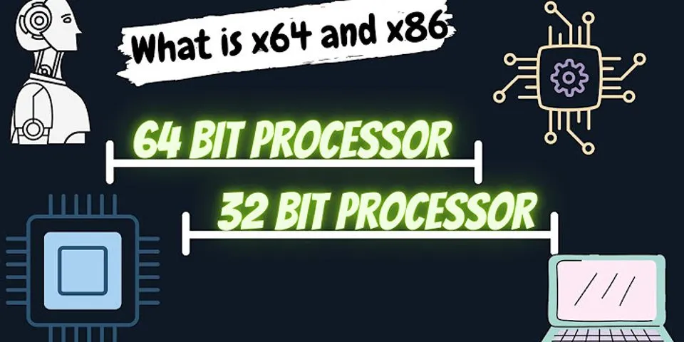Apa maksud dari x86 dan x64