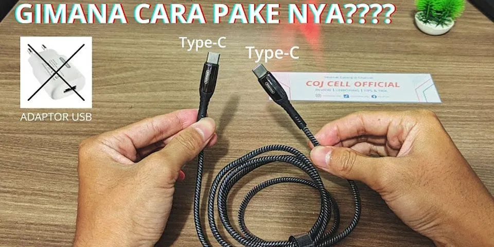 Apa maksud kabel data tipe c