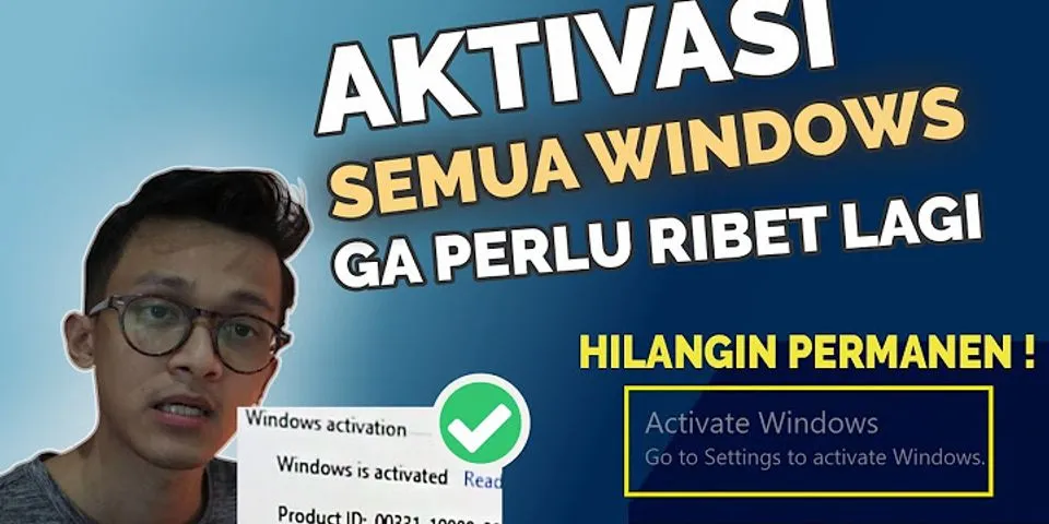 Apa maksud windows isn't activated activate now