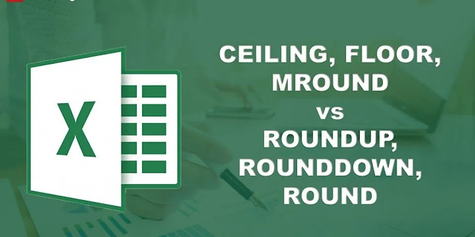 Apa perbedaan fungsi rounddown dan roundup