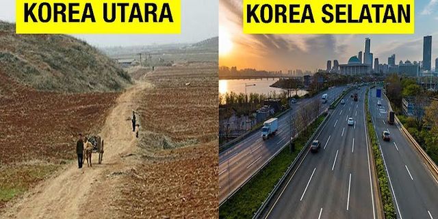 apa perbedaan korea selatan dan korea utara