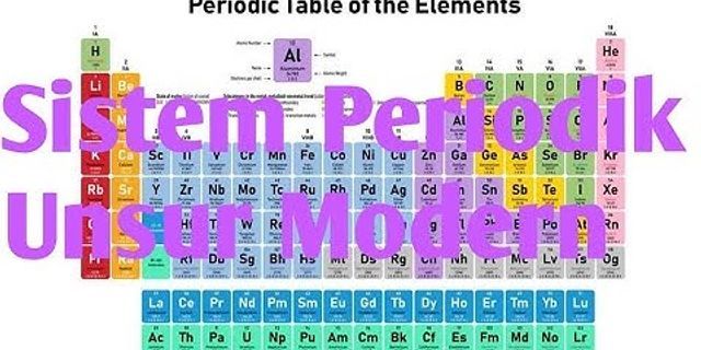 Apa Perbedaan Sistem Periodik Unsur Yang Disusun Oleh Mendeleev Dan ...