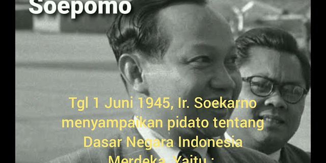 Apa sajakah 5 dasar negara yang diusulkan oleh Muhammad Yamin Mr Soepomo dan Ir. Soekarno?