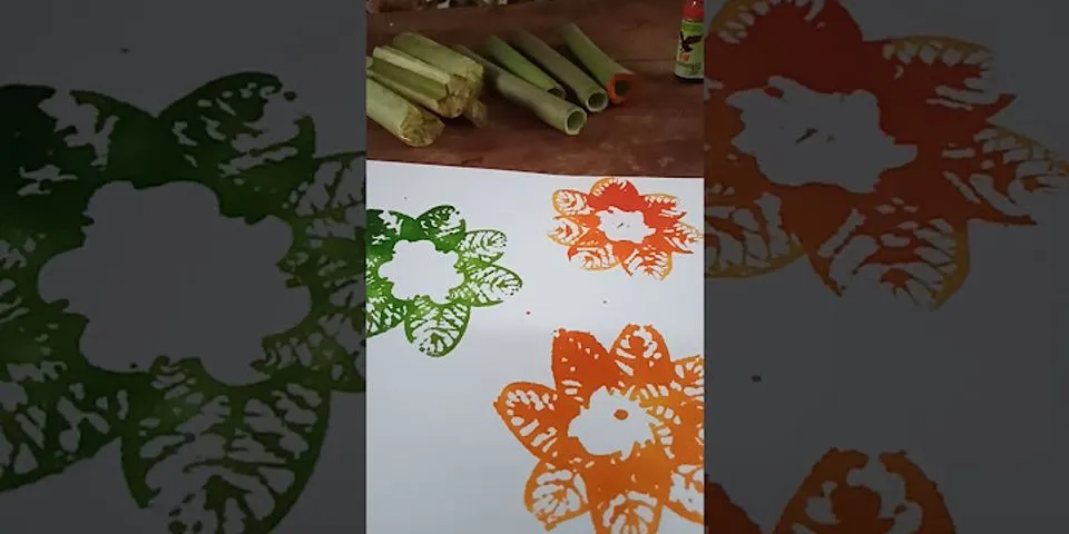 Apa teknik yang digunakan dalam karya seni cetak Kelas 1 SD