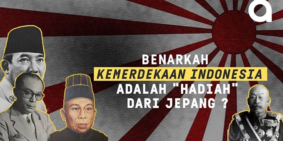 Apa tujuan Jepang memberikan janji kemerdekaan kepada bangsa Indonesia brainly?