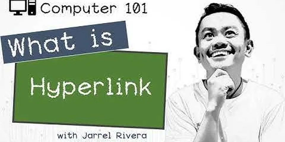 Apa yang anda ketahui tentang hyperlink