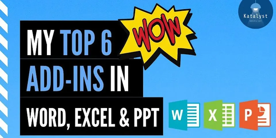 Apa yang anda ketahui tentang Word dan Excel