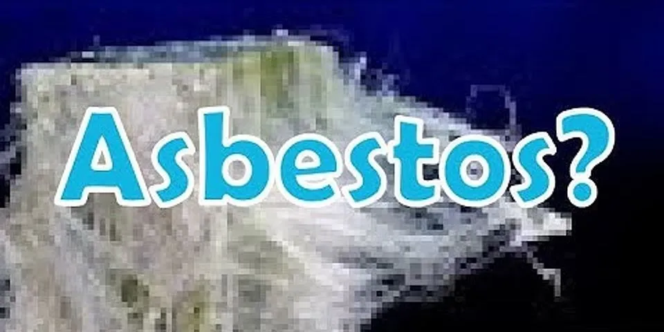 Apa yang dimaksud dengan asbes