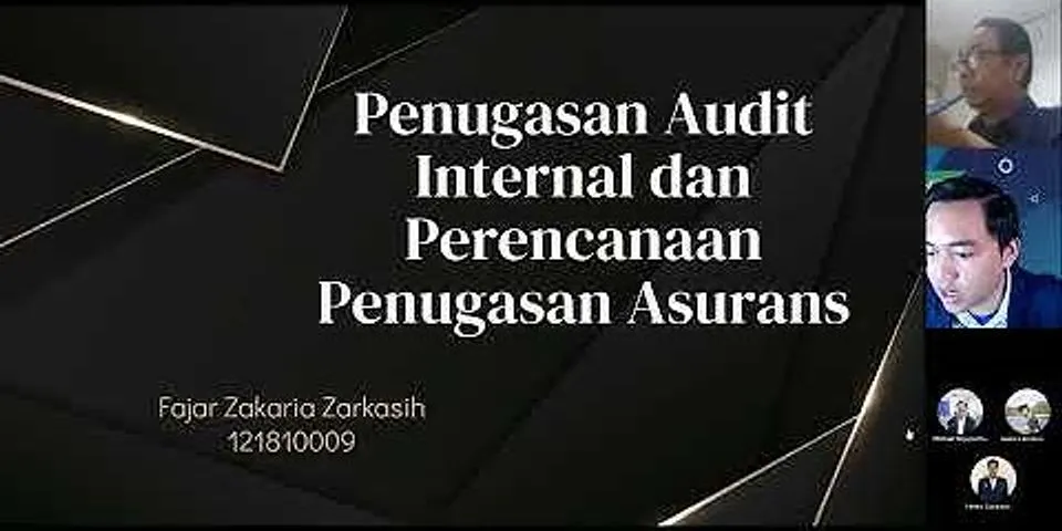 Apa yang dimaksud dengan Assurance dalam audit internal?
