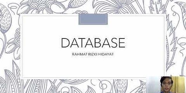 Apa yang dimaksud dengan database relasional