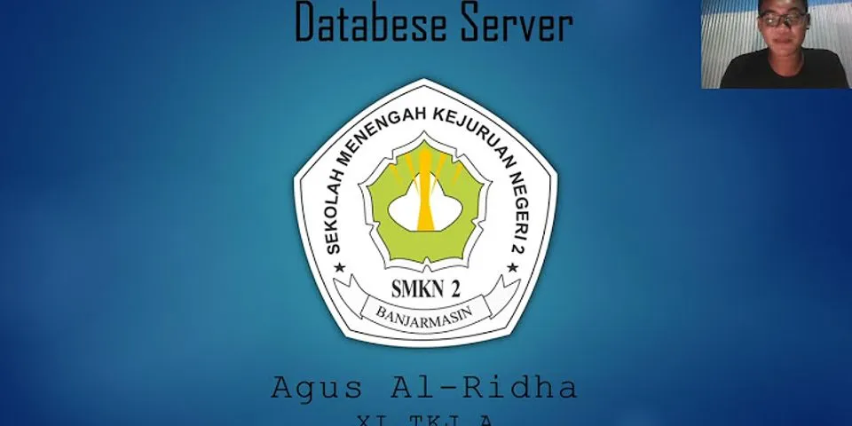 Apa yang dimaksud dengan database server