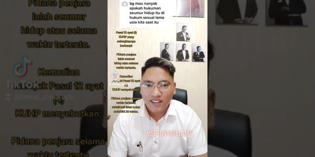 Apa Yang Dimaksud Hukuman Seumur Hidup - Homecare24