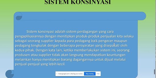 Apa Yang Dimaksud Dengan Sistem Penjualan Konsinyasi - Homecare24