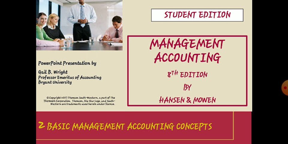 Apa yang dimaksud dengan management accounting