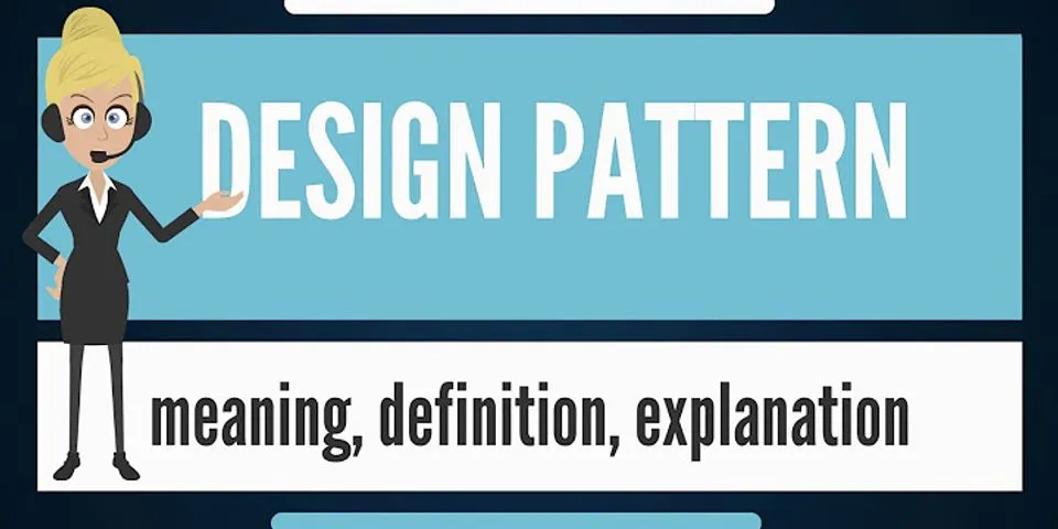 Apa yang dimaksud dengan pattern