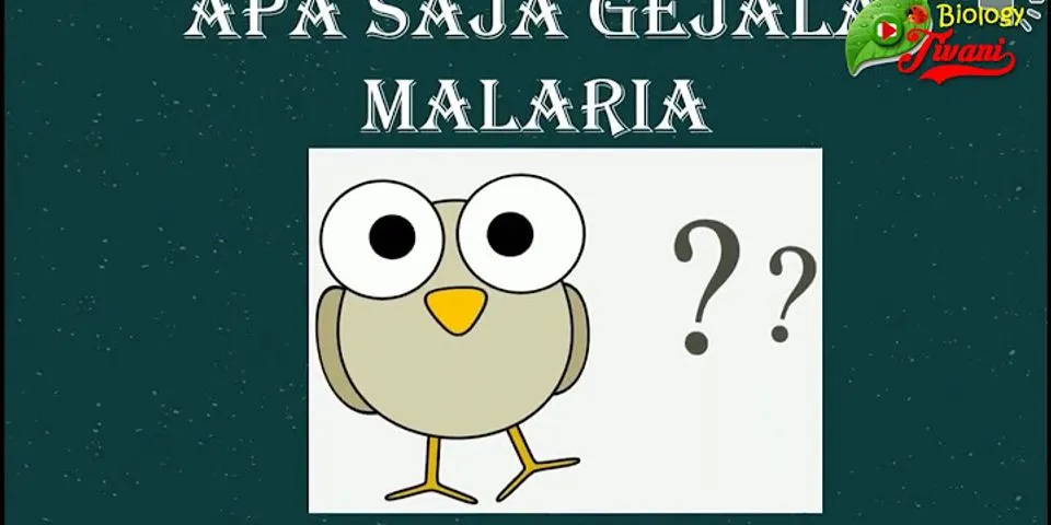 Apa yang dimaksud dengan penyakit malaria