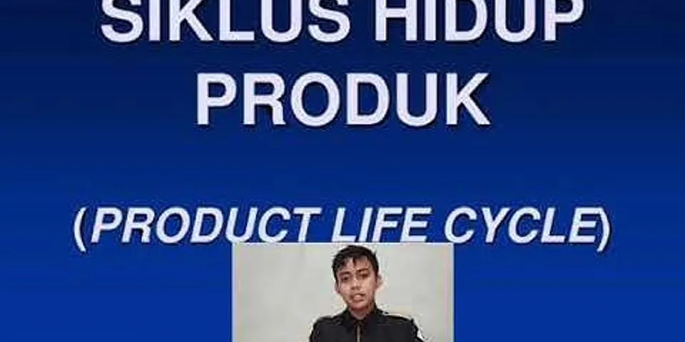 Apa yang dimaksud dengan product life cycle