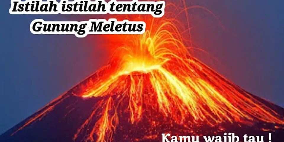 Apa yang dimaksud dengan status Awas pada gunung berapi