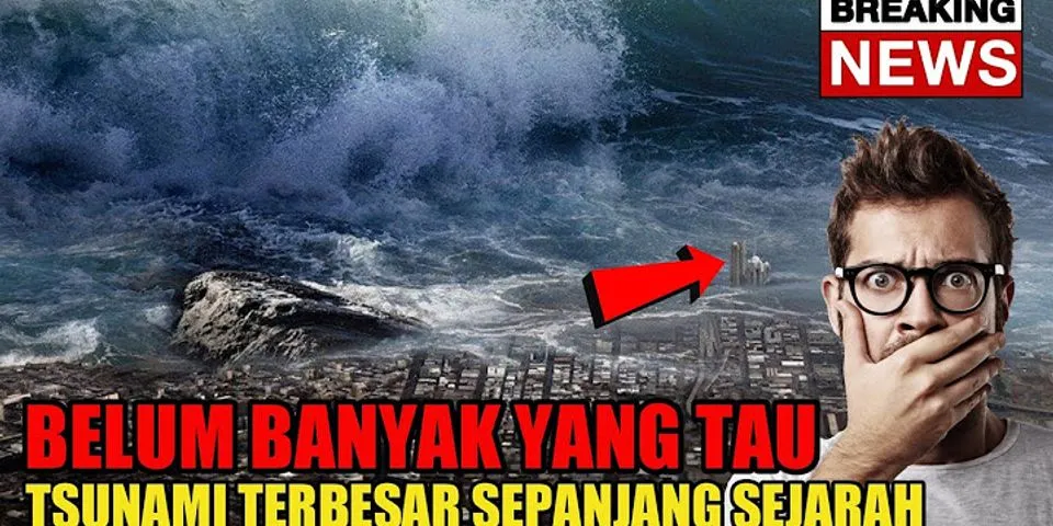 Apa yang dimaksud dengan tsunami dan penyebabnya