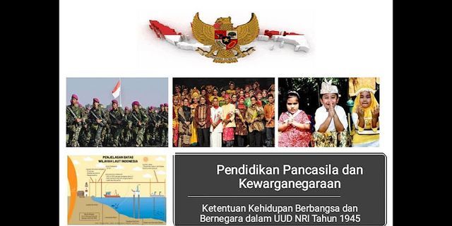 Apa yang dimaksud dengan warga negara dan penduduk Indonesia dalam ketentuan kehidupan berbangsa dan bernegara dalam UUD NRI Tahun 1945?