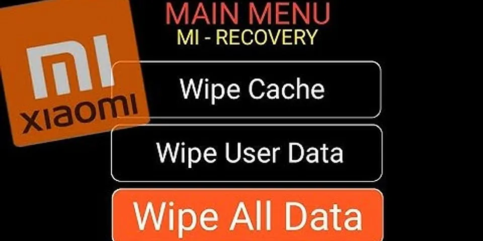 Wipe all data перевод